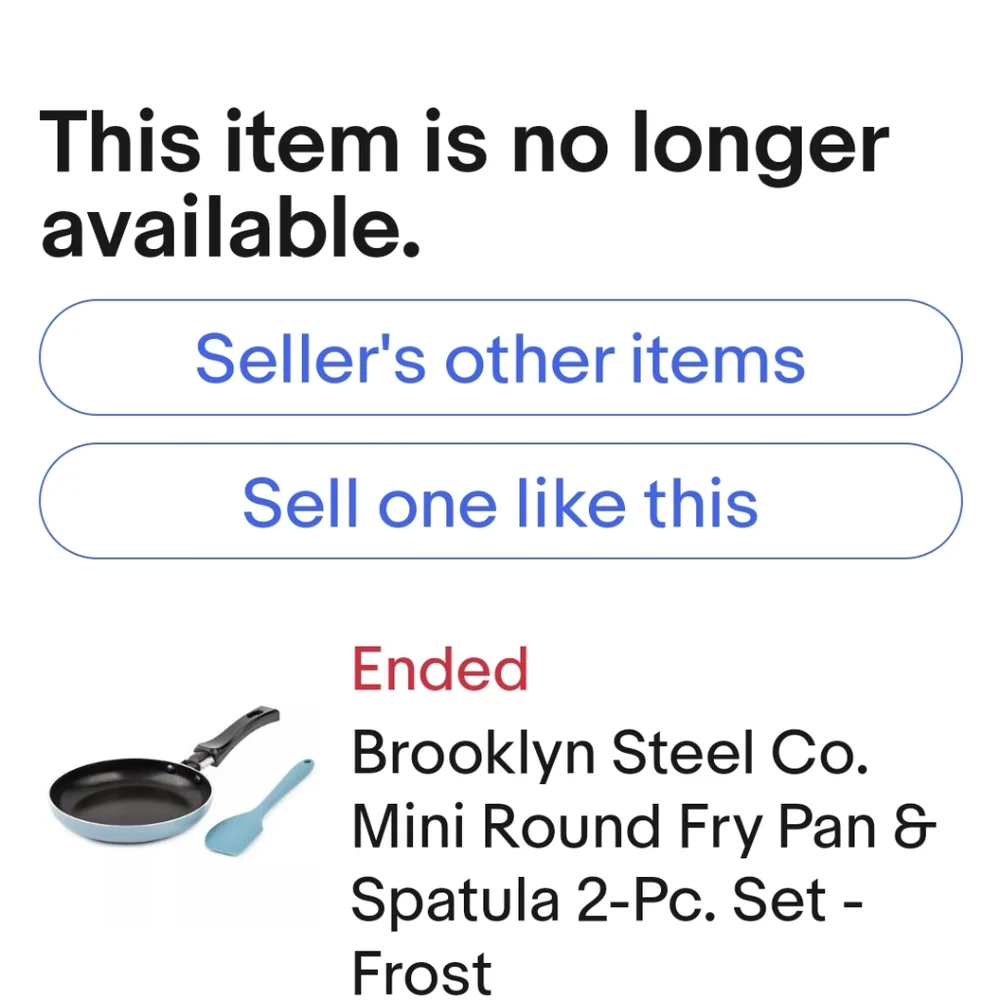Brooklyn Steel Co. Mini Round Fry Pan & Spatula 2-Pc. Set BNWT RED 1 LEFT!